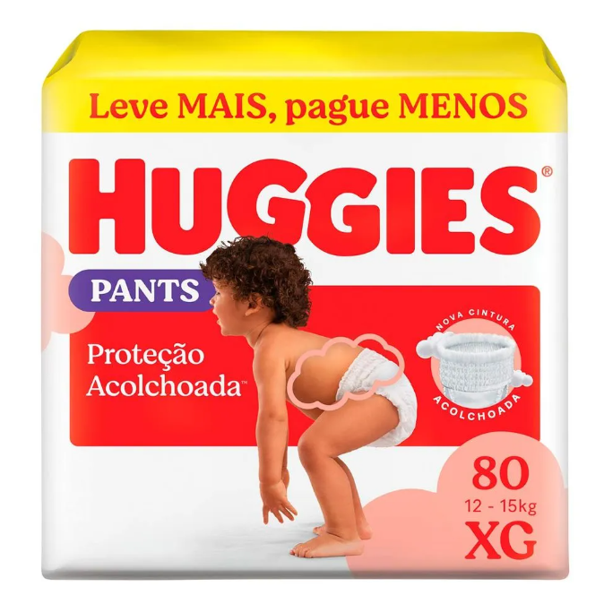 Fralda Huggies Pants Supreme Care XG 80 Unidades — Huggies | Farmácia Resyla