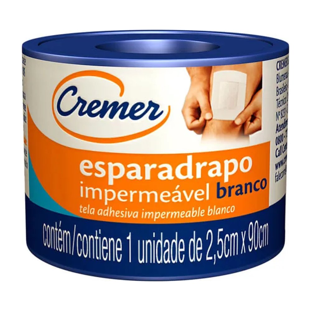 Esparadrapo Cremer 2,5cmx0,9m Branco — Cremer | Farmácia Resyla