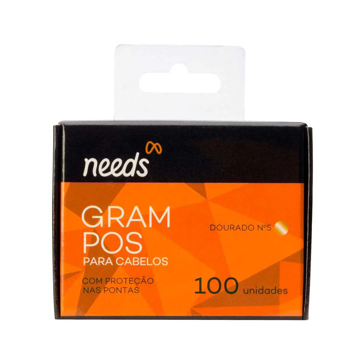 Grampo de Cabelo Needs Dourado 100 Unidades — Needs | Farmácia Resyla