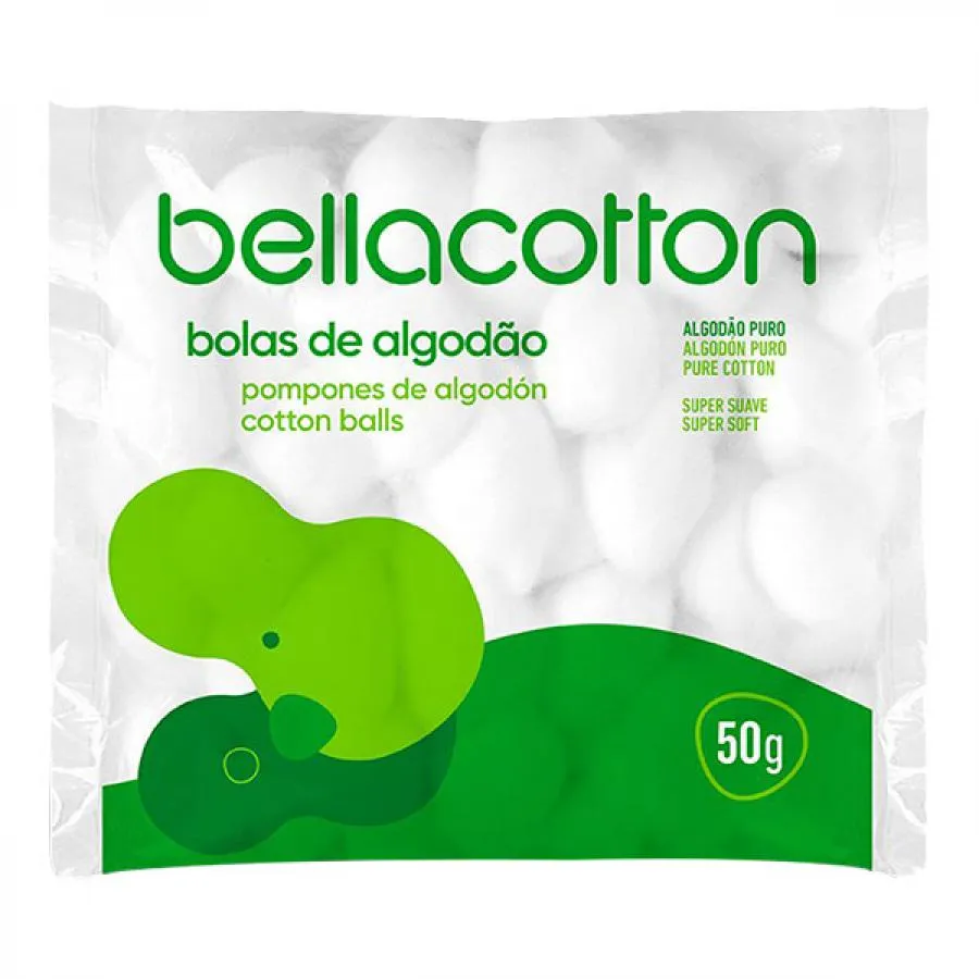 Algodão Bella Cotton Bolas 50g — | Farmácia Resyla