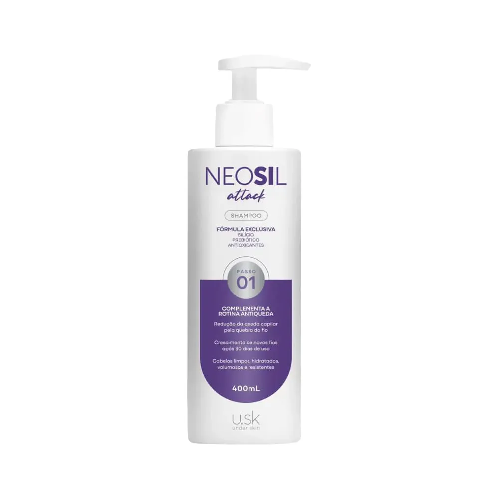 Shampoo Neosil Attack Antiqueda 400ml — | Farmácia Resyla