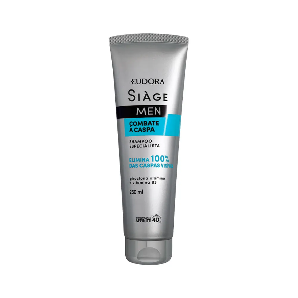 Shampoo Eudora Siage Men Combate A Caspa 250ml — Eudora | Farmácia Resyla