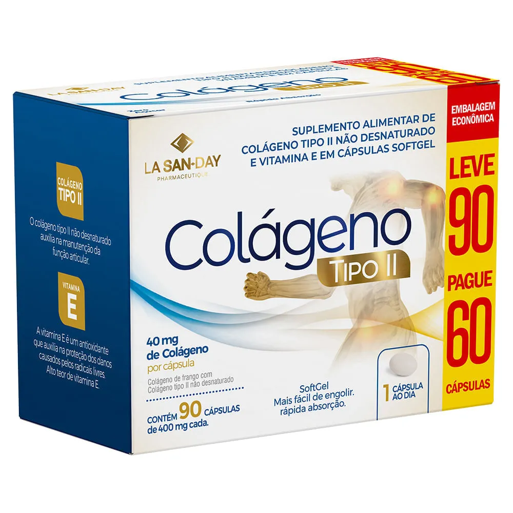 Colageno Tipo Ii Lasanday 90 — | Farmácia Resyla