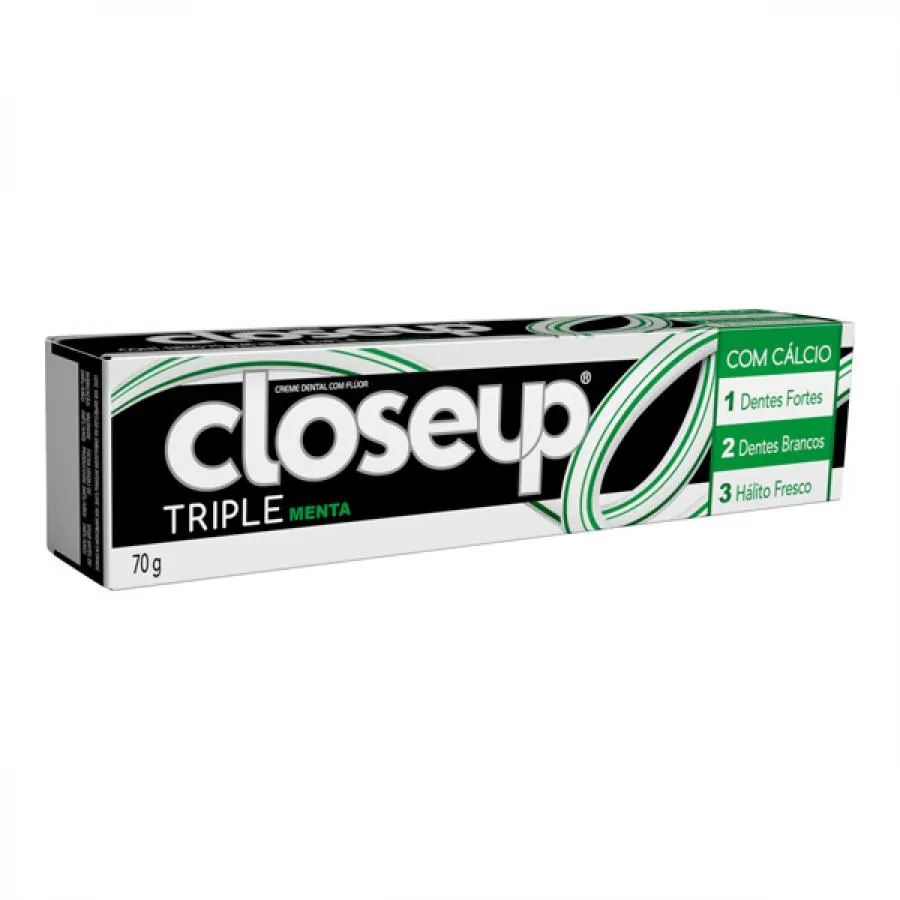 Creme Dental Closeup Triple Menta 70g — | Farmácia Resyla