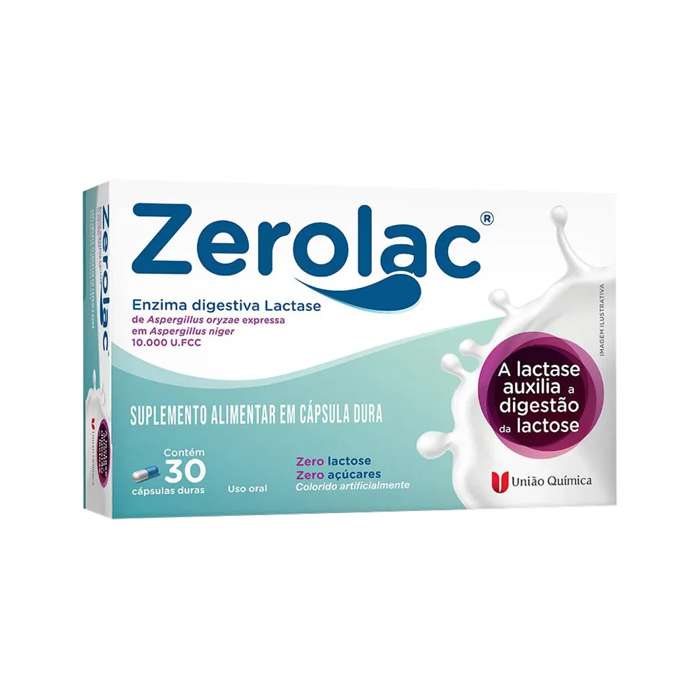 Zerolac 10000 U.fcc Com 30 Capsulas Uniao Quimica — | Farmácia Resyla