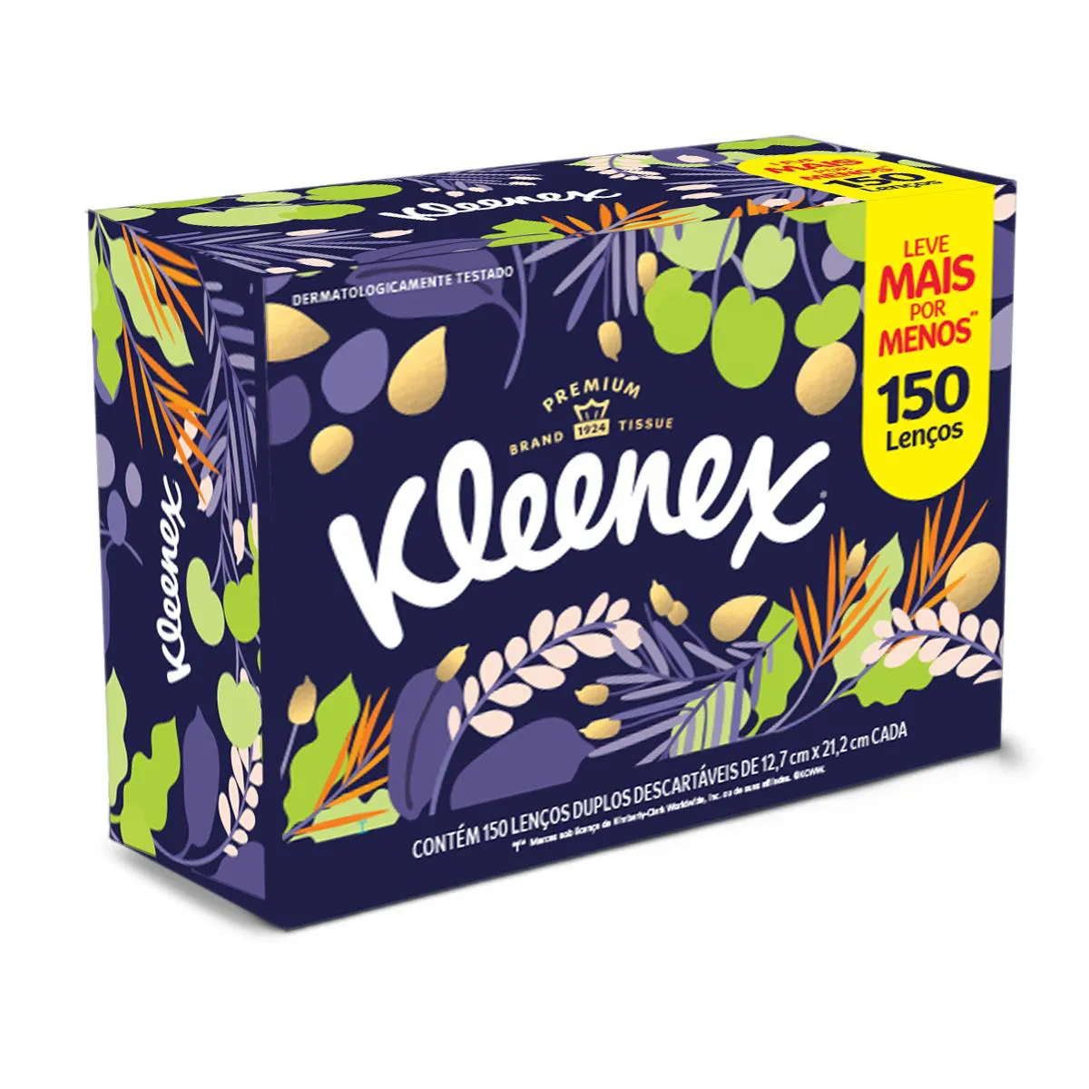 Lenço de Papel Kleenex Dia a Dia Leve Mais Pague Menos 150 unidades — | Farmácia Resyla