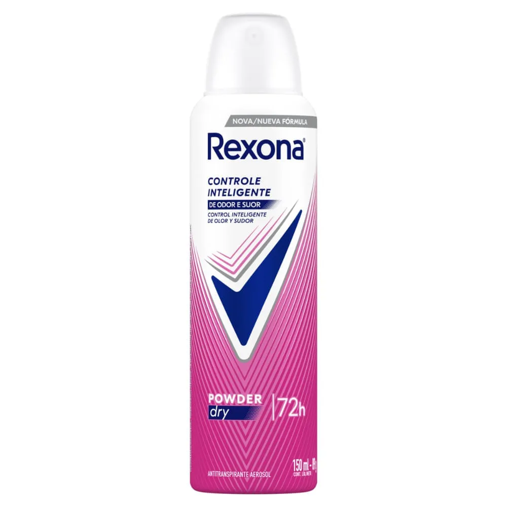 Antitranspirante Aerossol Rexona Powder Dry 150ml — Rexona | Farmácia Resyla