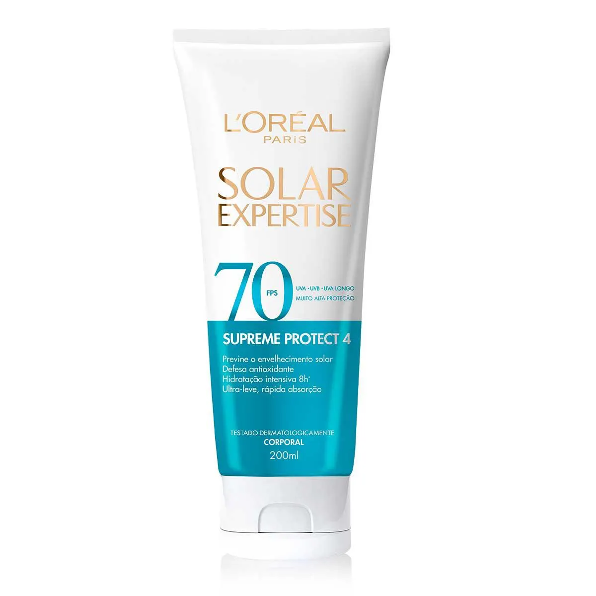 Protetor Solar Corporal FPS 70 L'Oreal Solar Expertise Supreme Máxima Proteção Solar Corporal 200ml — L'Oréal | Farmácia Resyla