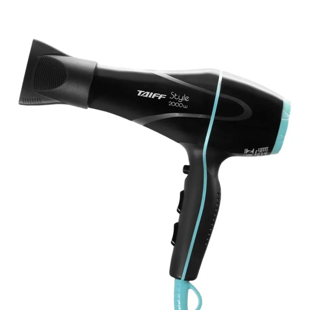 Secador Taiff Style Preto 2000w 220v — Taiff | Farmácia Resyla