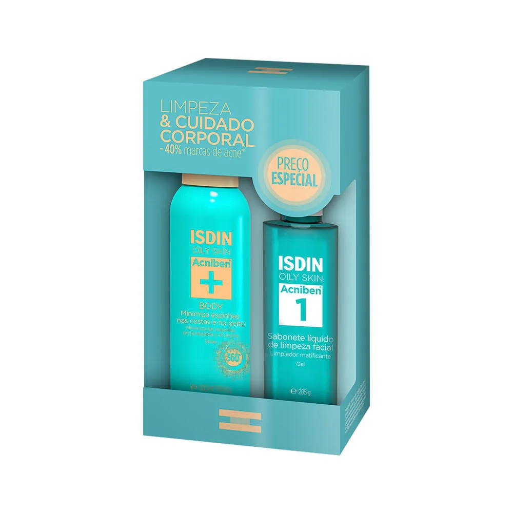 Pack Acniben Body Spray + Gel De Limpeza 208g — | Farmácia Resyla