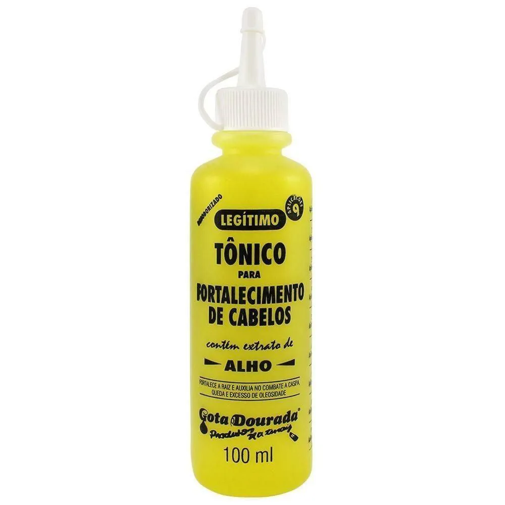 Tonico Capilar Gota Dourada Fortalecimento Alho 100ml — | Farmácia Resyla