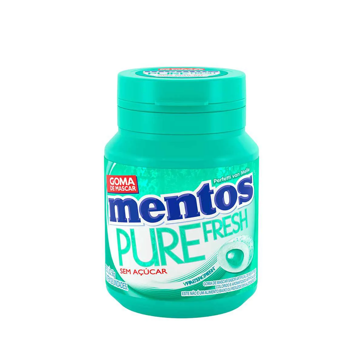 Mentos Pure Fresh Chiclete Sem Açúcar Sabor Wintergreen com 28 unidades — | Farmácia Resyla