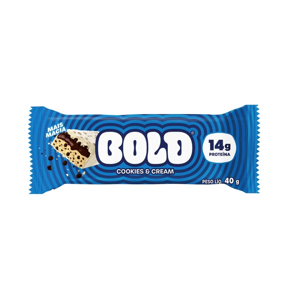 Barra De Proteina Bold Cookies E Cream 40gr — | Farmácia Resyla