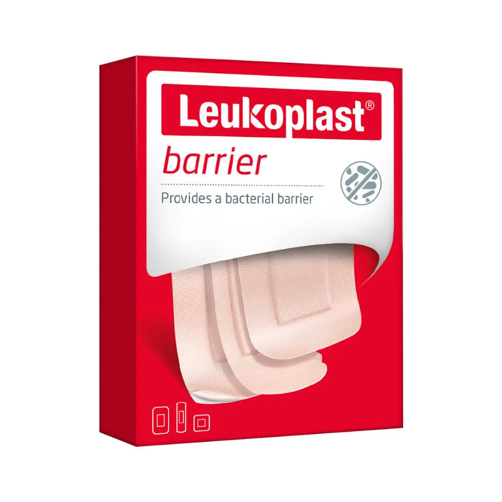 Curativo Leukoplast Com 20 Adesivos Barrier Sortidos — | Farmácia Resyla