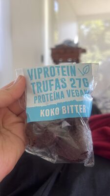 VIPROTEIN TRUFAS 27G PROTEÍNA VEGANA KOKO BITTER — | Farmácia Resyla