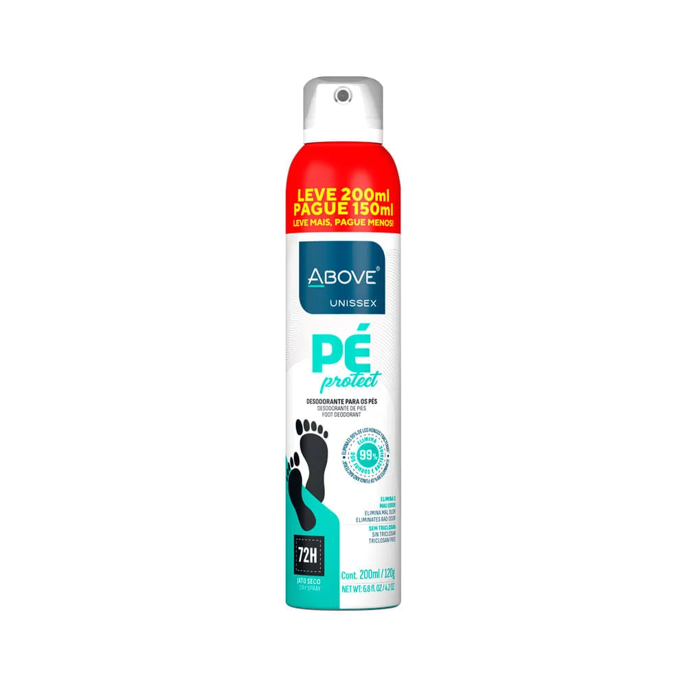 Desodorante Para Os Pes Above Protect Unissex 200ml — Above | Farmácia Resyla