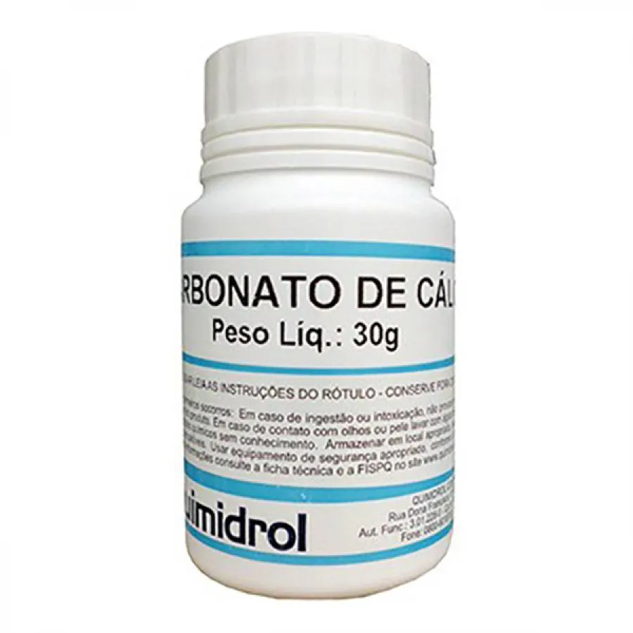 Carbonato Calcio Quimidrol 30g — | Farmácia Resyla