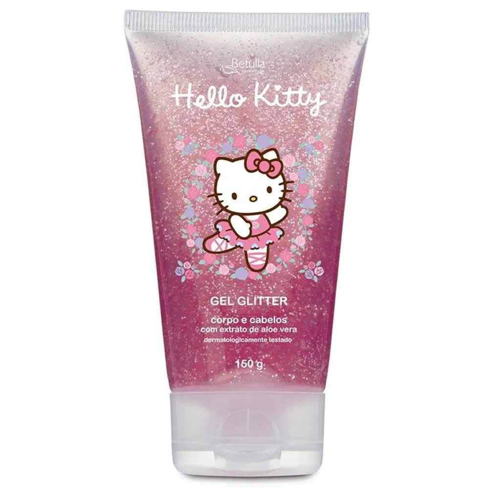 Gel Infantil Cabelo e Corpo Glitter Hello Kitty 180gr — | Farmácia Resyla