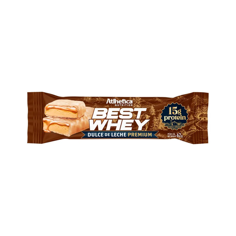Barra De Proteina Best Whey Dulce De Leche Premium 62g — | Farmácia Resyla