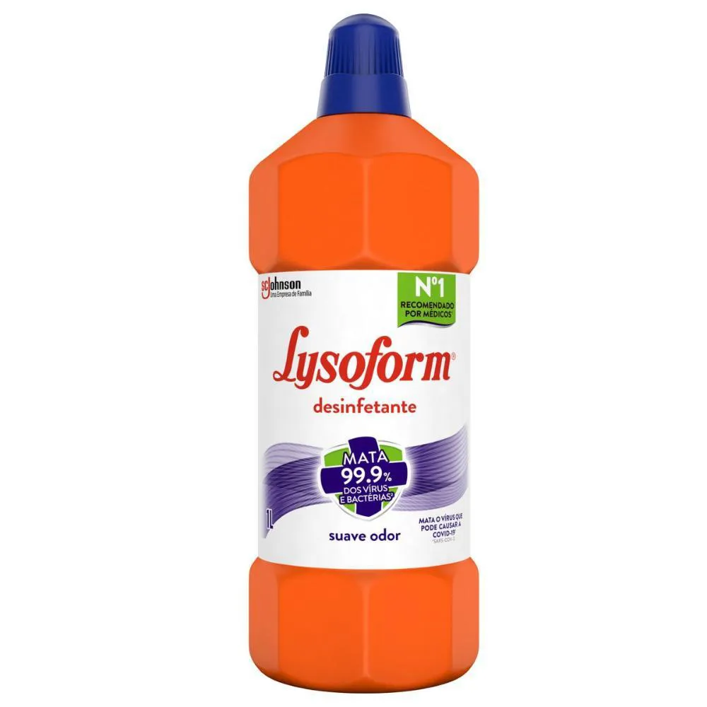 Desinfetante Bruto Lysoform Uso Geral Suave Odor 1l — | Farmácia Resyla