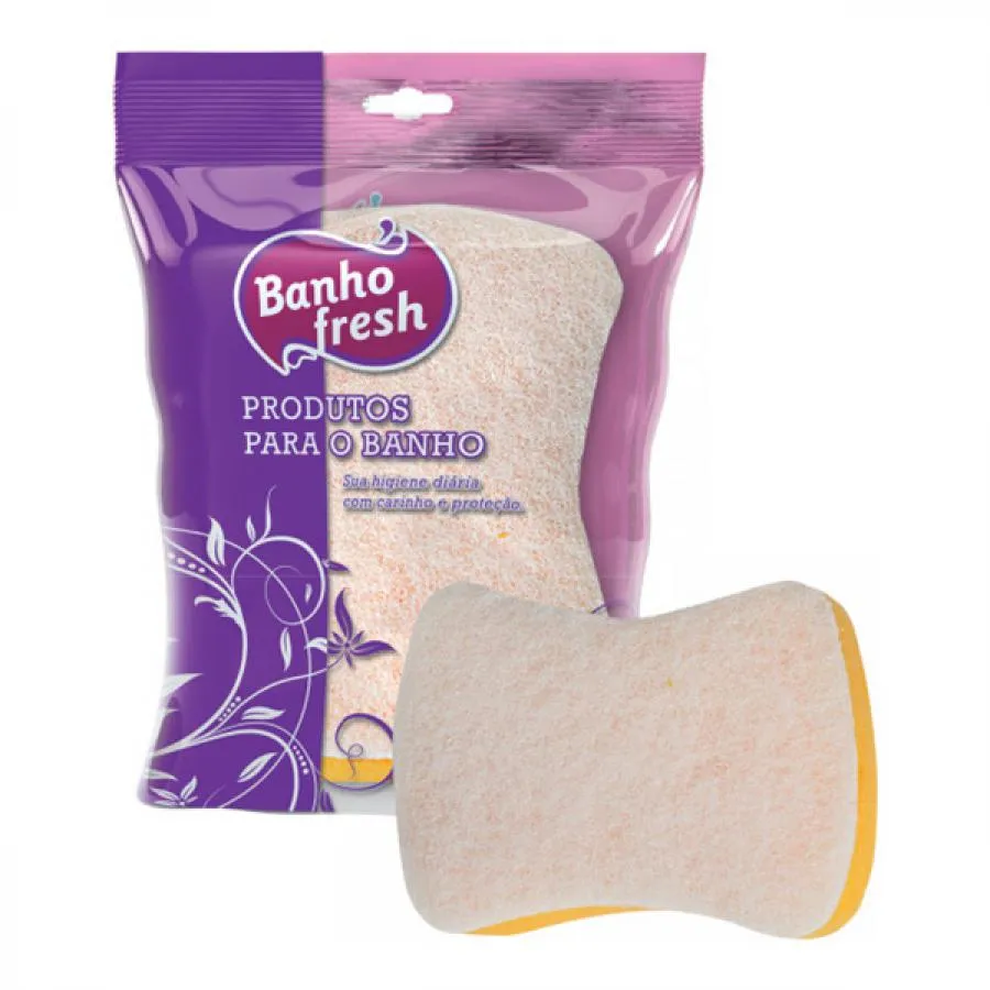 Esponja Banho Fresh Dupla Face — | Farmácia Resyla