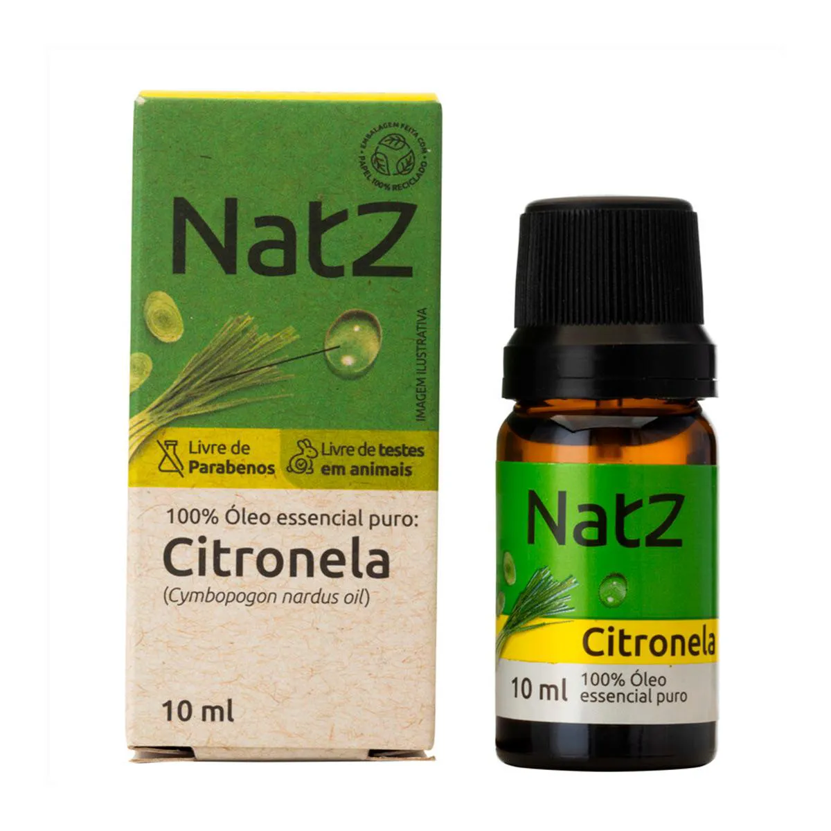 Óleo Essencial Natz Citronela 10ml — Natz | Farmácia Resyla