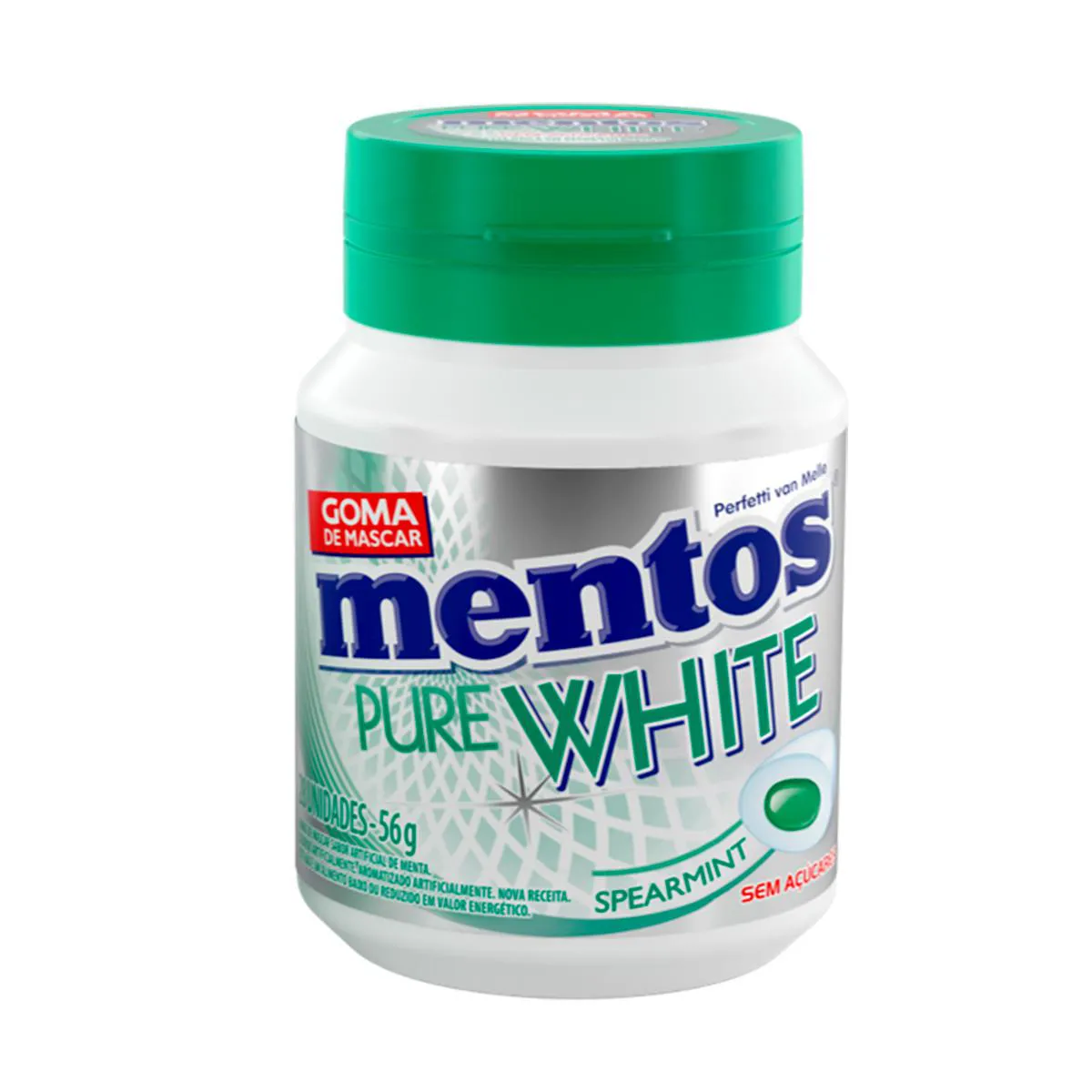 Mentos Pure White Spearmint 28 Unidades — | Farmácia Resyla