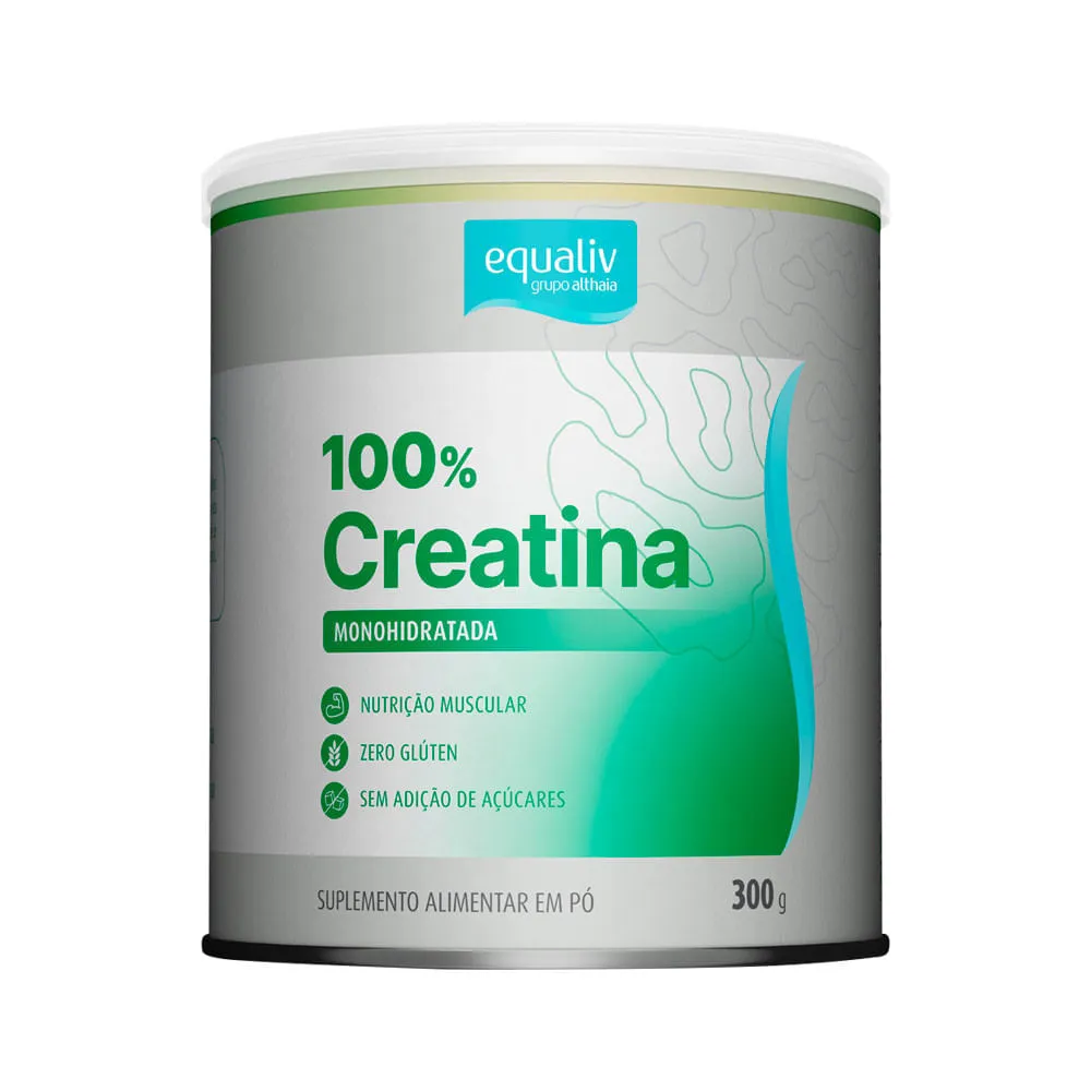 Equaliv 100% Creatina Monohidratada 300gr — | Farmácia Resyla