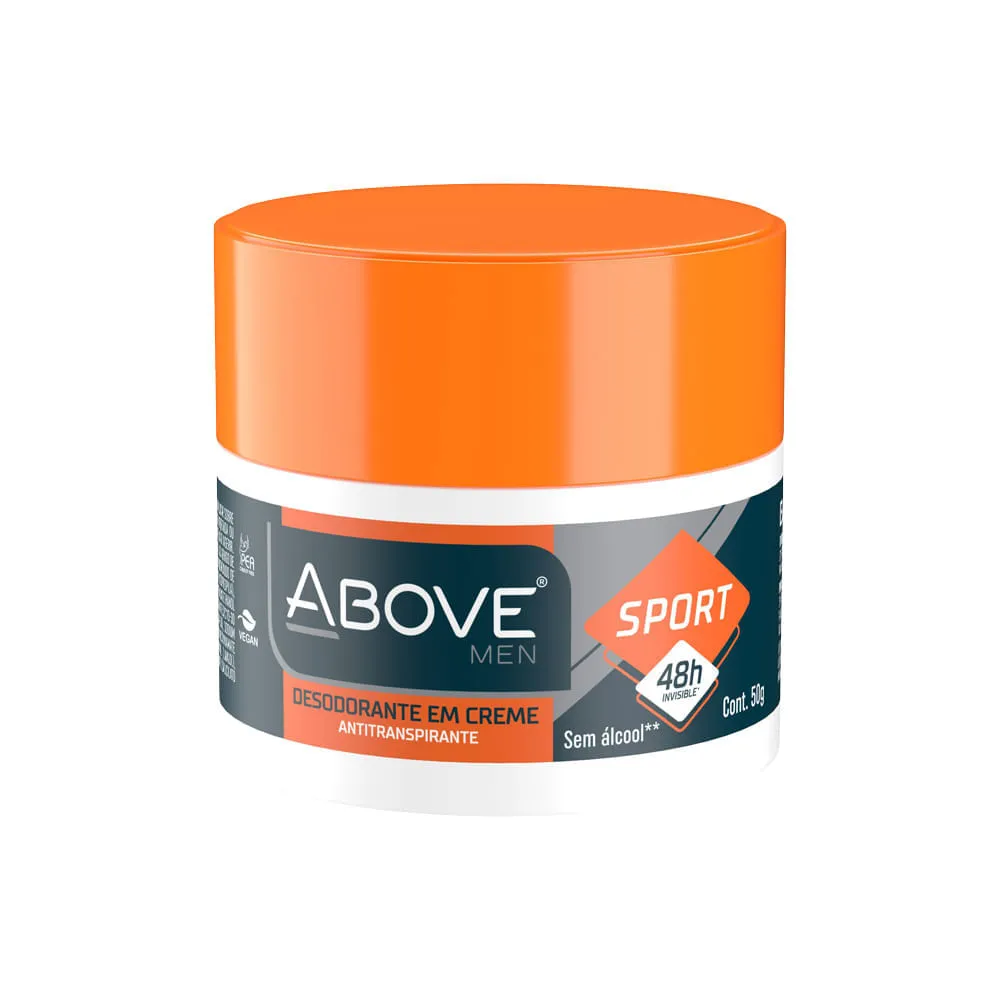 Desodorante Above Masculino Sport 50gr Creme — Above | Farmácia Resyla