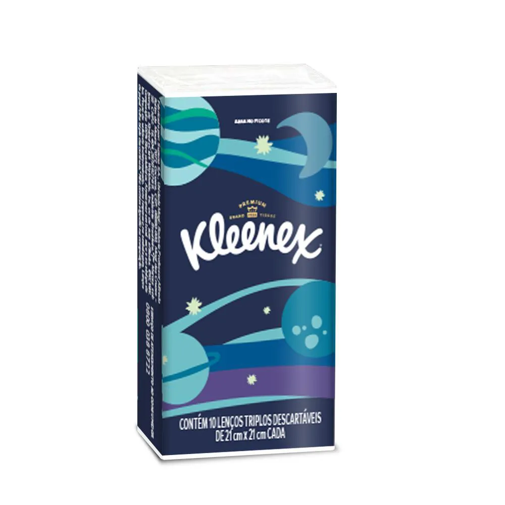 Lenço de Papel Kleenex 10 unidades — | Farmácia Resyla