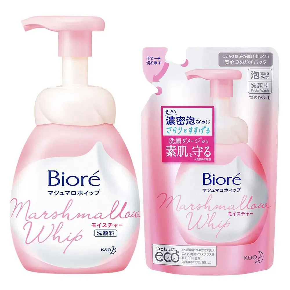 Bioré Marshmallow Whip Moisture Kit – Sabonete Líquido Facial 150Ml + Refil 130Ml — Bioré | Farmácia Resyla