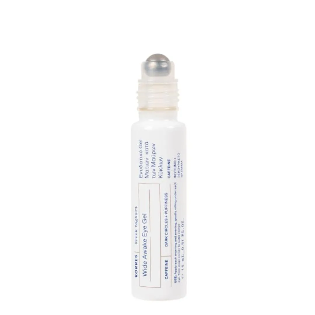 Korres Greek Yoghurt Wide Awake - Gel Anti-fadiga para Olho 15ml — | Farmácia Resyla