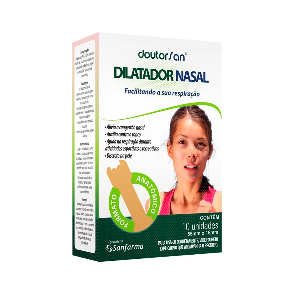 Dilatador Nasal Doutor San Com 10 Tamanho M — | Farmácia Resyla