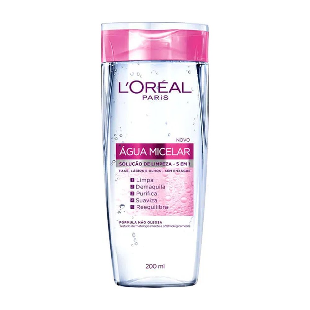 Água Micelar Loréal Solução De Limpeza 5 Em 1 200ml — | Farmácia Resyla