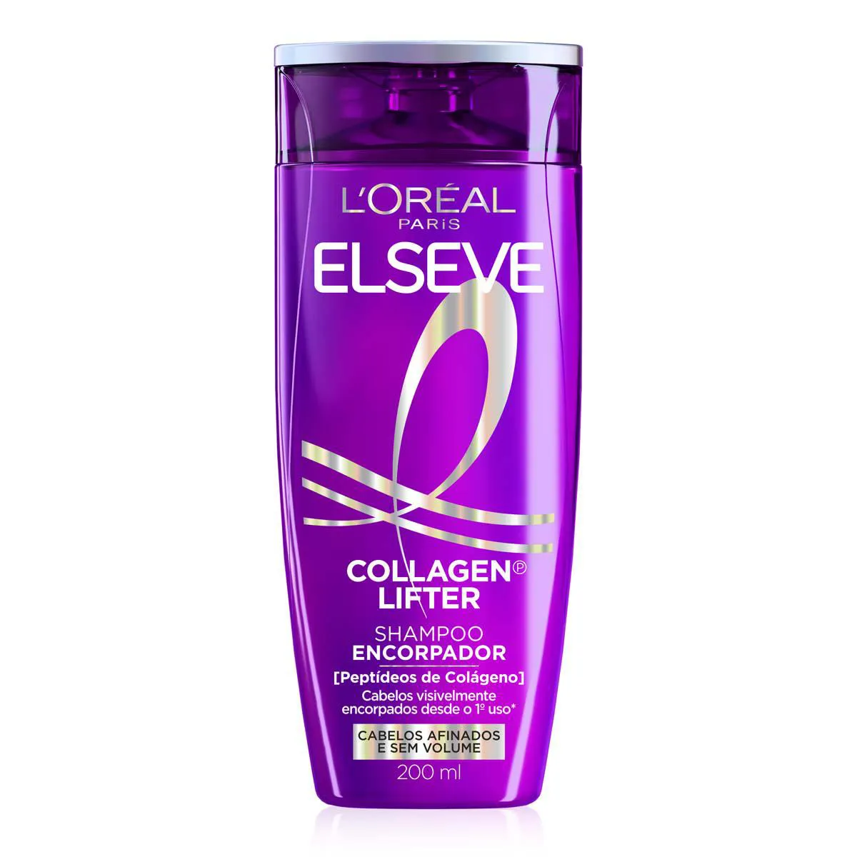 Shampoo Encorpador Elseve Collagen Lifter Shampoo Encorpador com Peptídeos de Colágeno 200ml — Elseve | Farmácia Resyla
