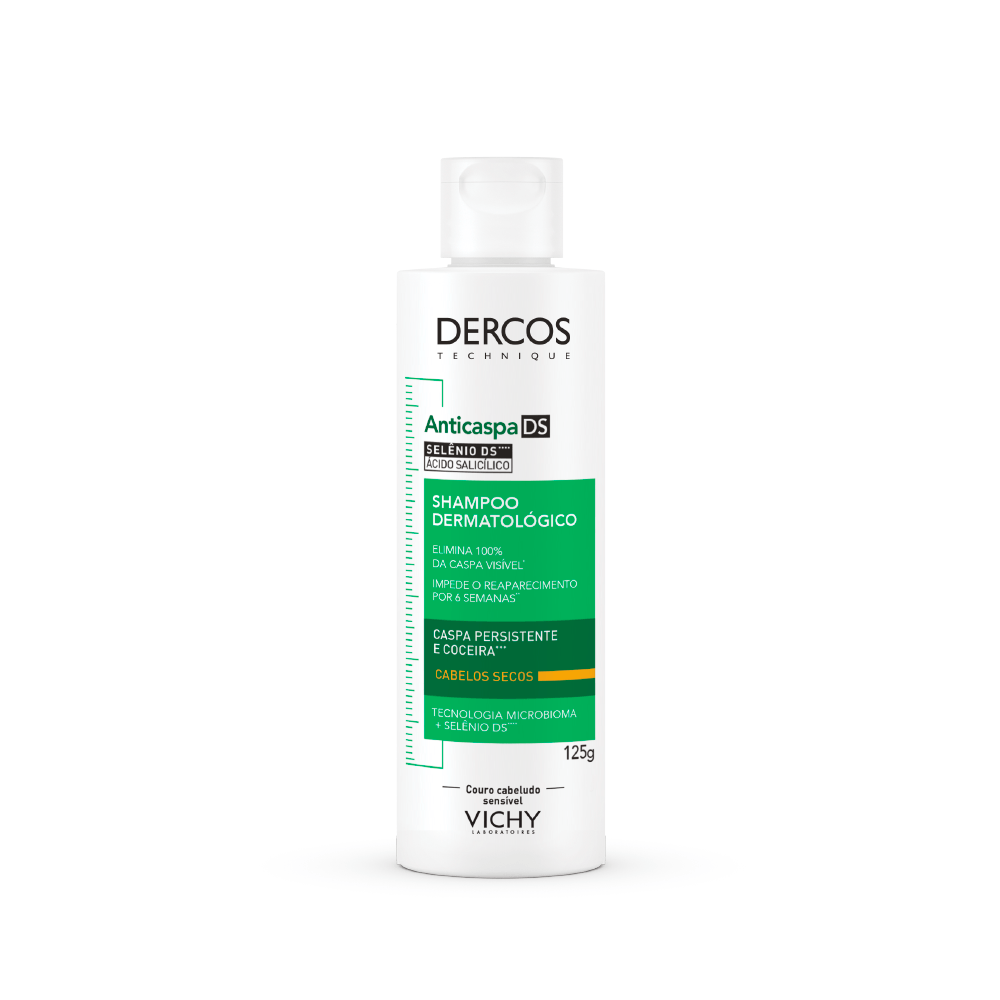 Shampoo Dermatológico Vichy Dercos Anticaspa Ds 125g — Vichy | Farmácia Resyla