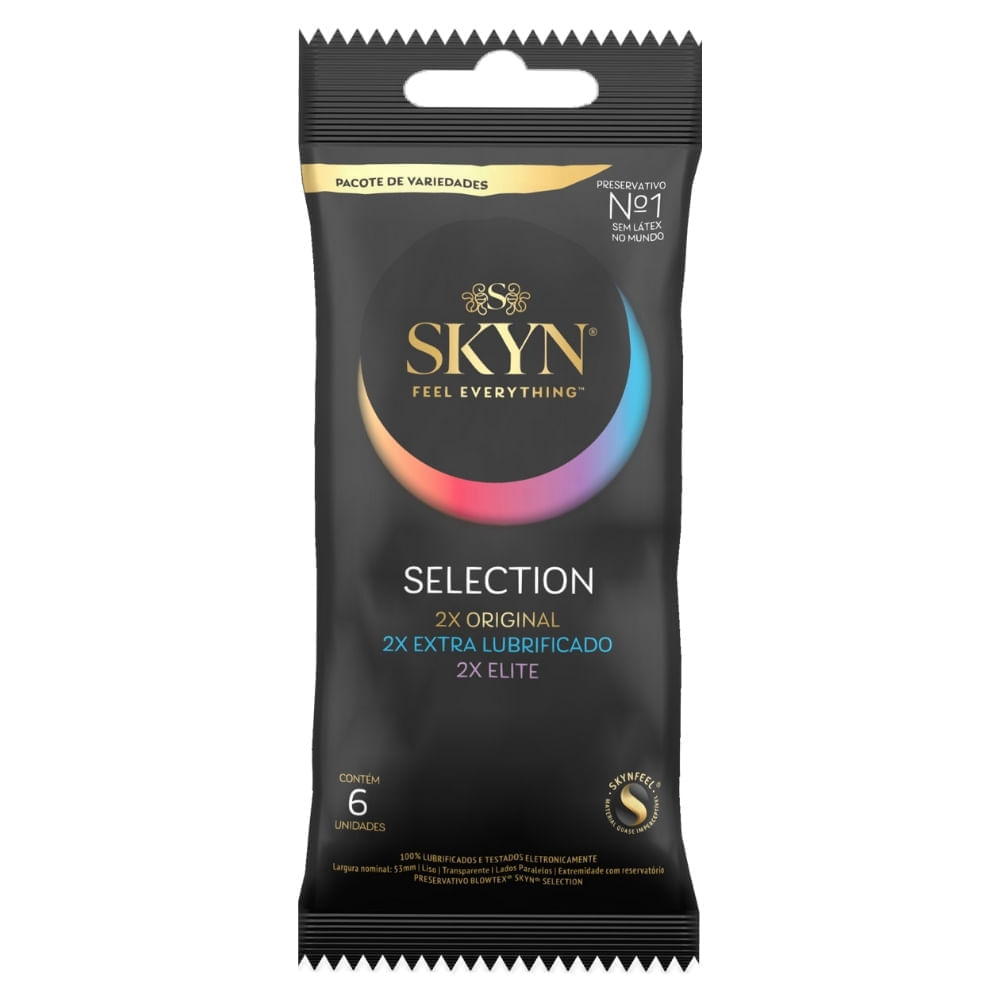 Preservativo Blowtex Skyn Selection Com 6 Unidades — | Farmácia Resyla