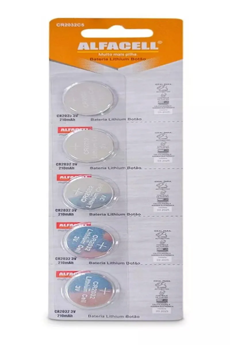 Kit 5- Bateria Cr2032 para Chave Canivete Alarme de Carro — | Farmácia Resyla