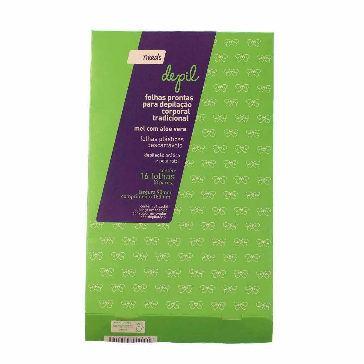 Folha Depilatória Corporal Needs Depil Mel 16 Folhas — Needs | Farmácia Resyla