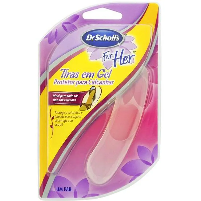 Protetor para Calcanhar Dr. Scholls em Tiras de Gel — | Farmácia Resyla