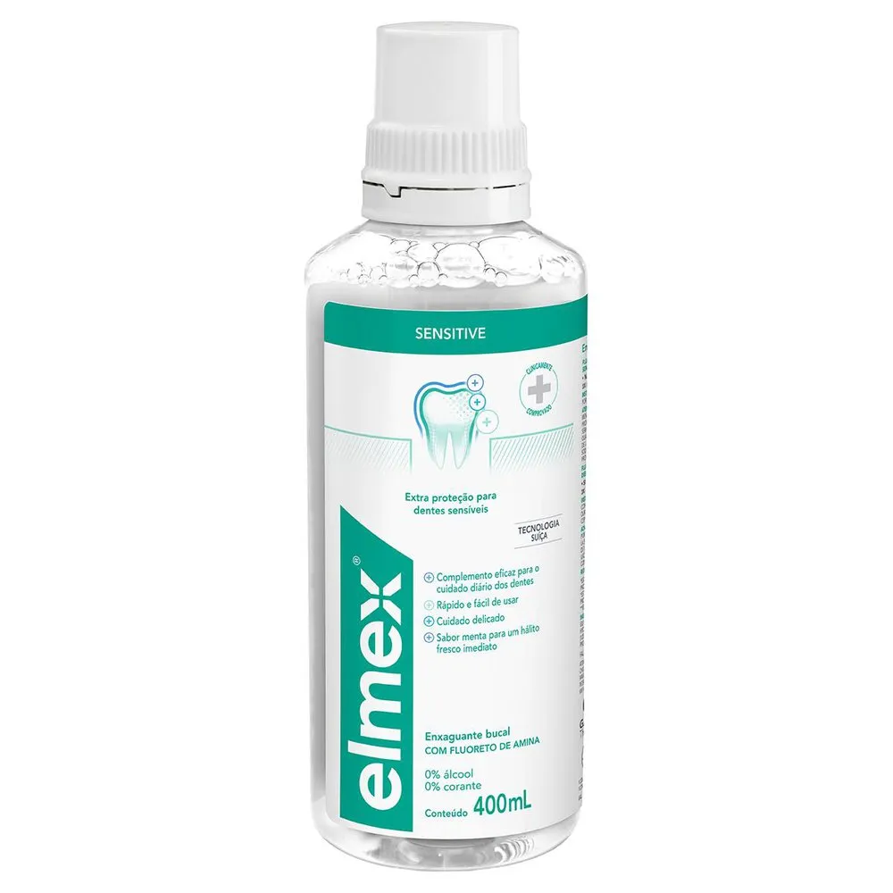 Enxaguante Bucal Elmex Sensitive 400ml — | Farmácia Resyla