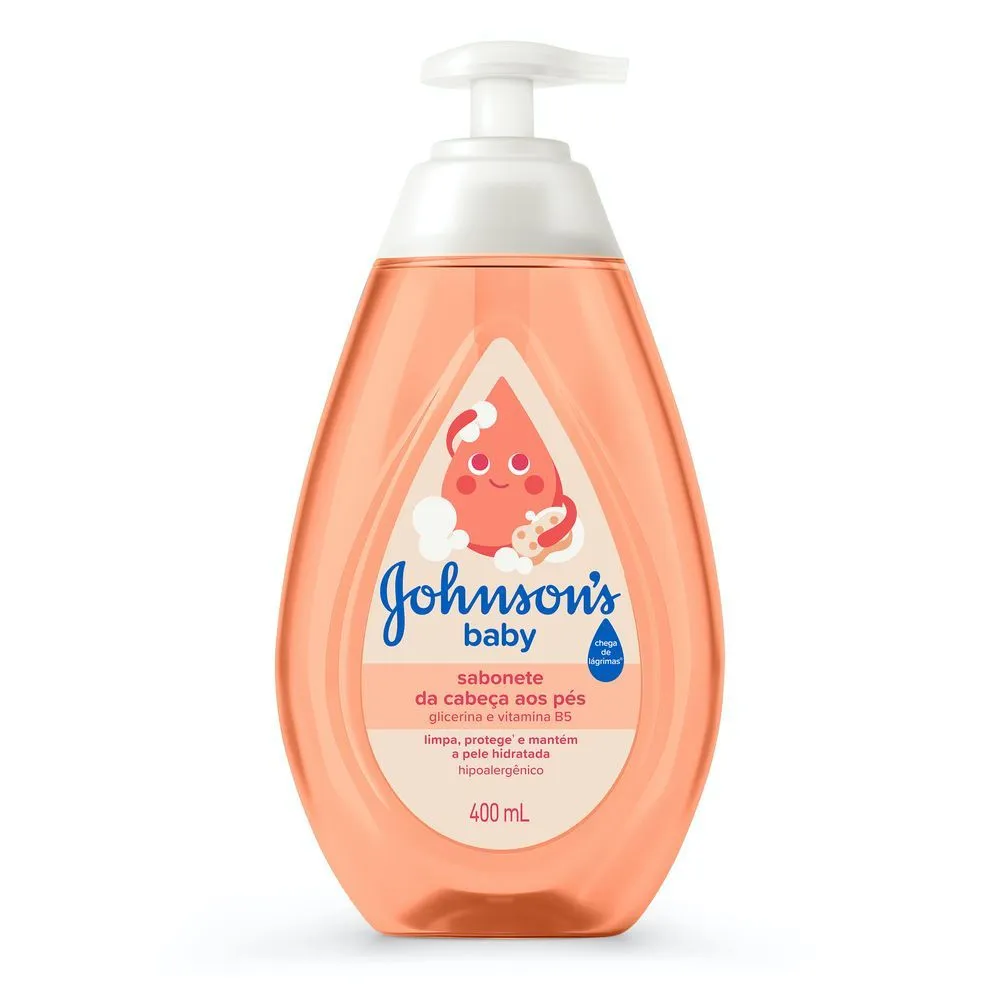 Sabonete Líquido Johnsons Baby Cabeça Aos Pés 400ml — | Farmácia Resyla