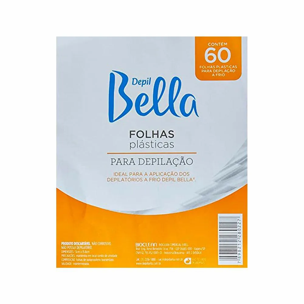 Folhas Plásticas para Depilação Depil Bella 60fls — | Farmácia Resyla