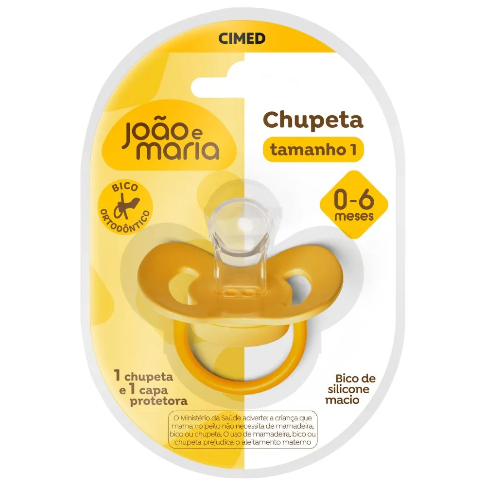 Chupeta Com Capa Protetora João E Maria 0-6 Meses — | Farmácia Resyla