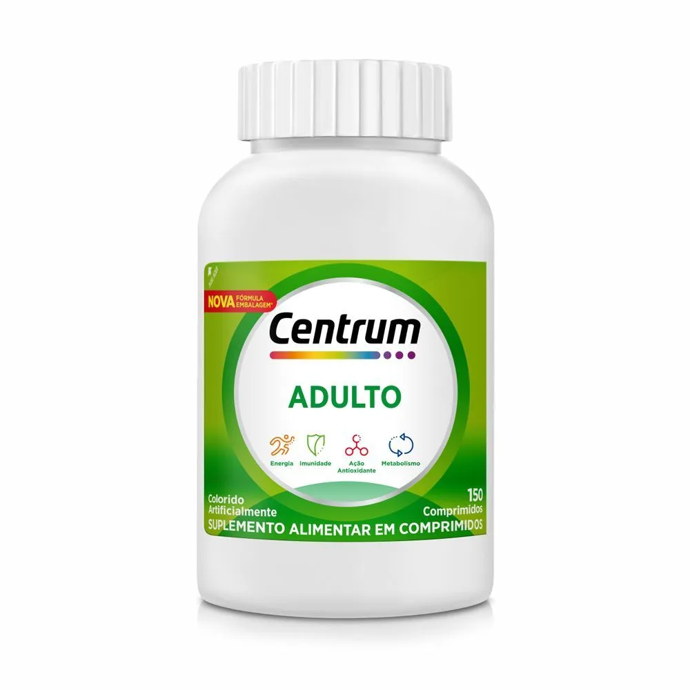 Centrum Multivitaminico Adulto Com Vitaminas De A A Z, 150 Comprimidos — Centrum | Farmácia Resyla