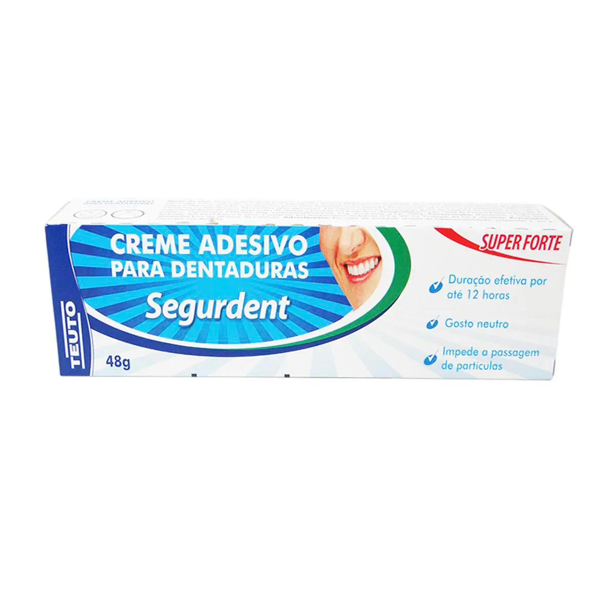 Segurdent Super Forte Creme Adesivo para Dentaduras com 40g — | Farmácia Resyla