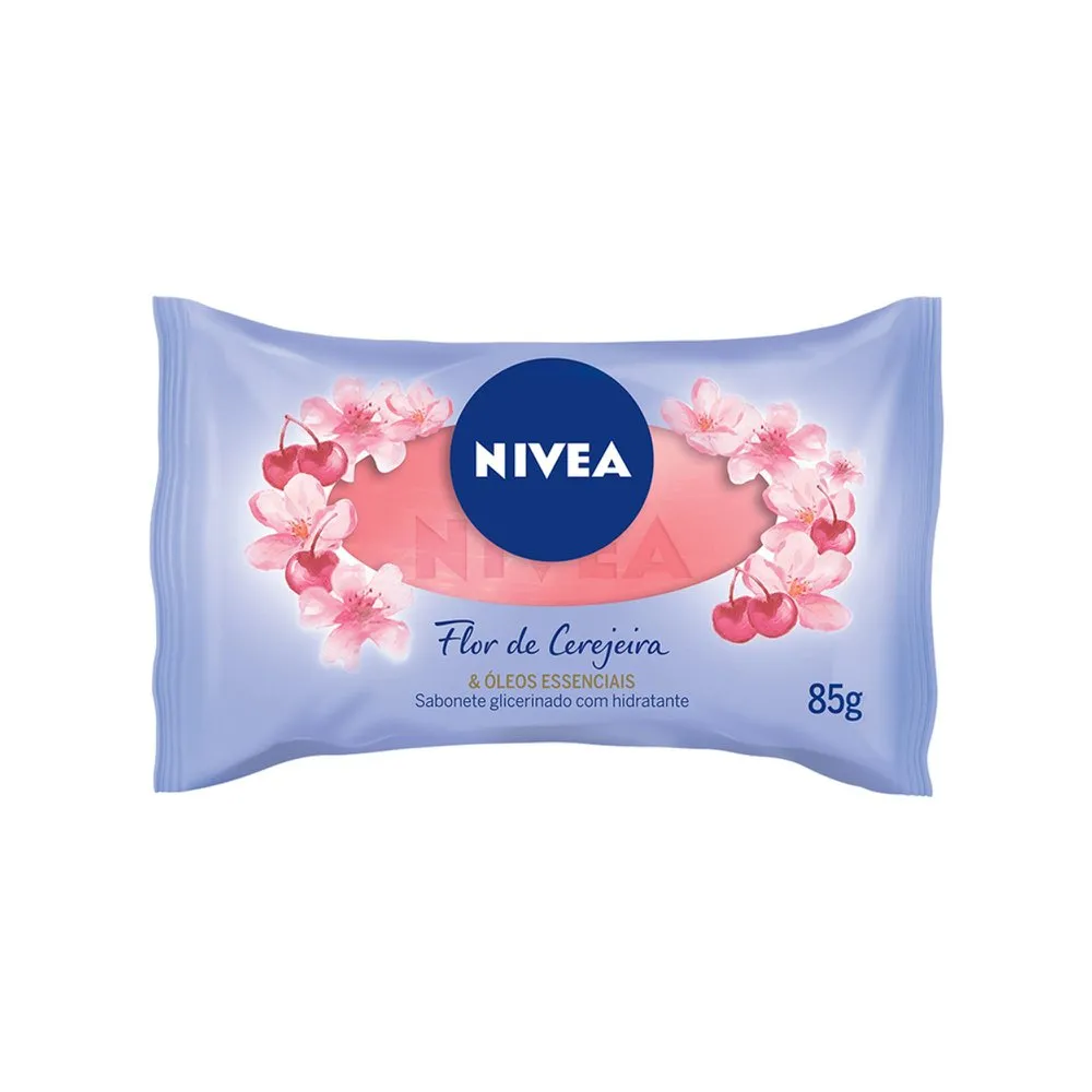 Sabonete Em Barra Nivea Flor De Cerejeira E Óleos Essenciais 85g — Nivea | Farmácia Resyla