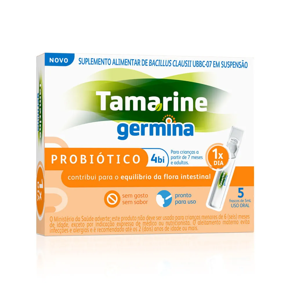 Probiótico Tamarine Germina 4bi 5 Frascos 5ml — | Farmácia Resyla