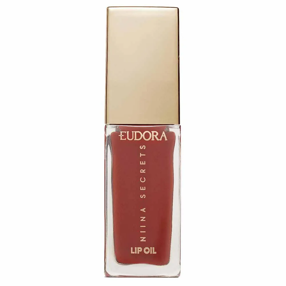 Lip Oil Eudora Niina Secrets Shine Flowers 7Ml Rosa Magnífica — Eudora | Farmácia Resyla