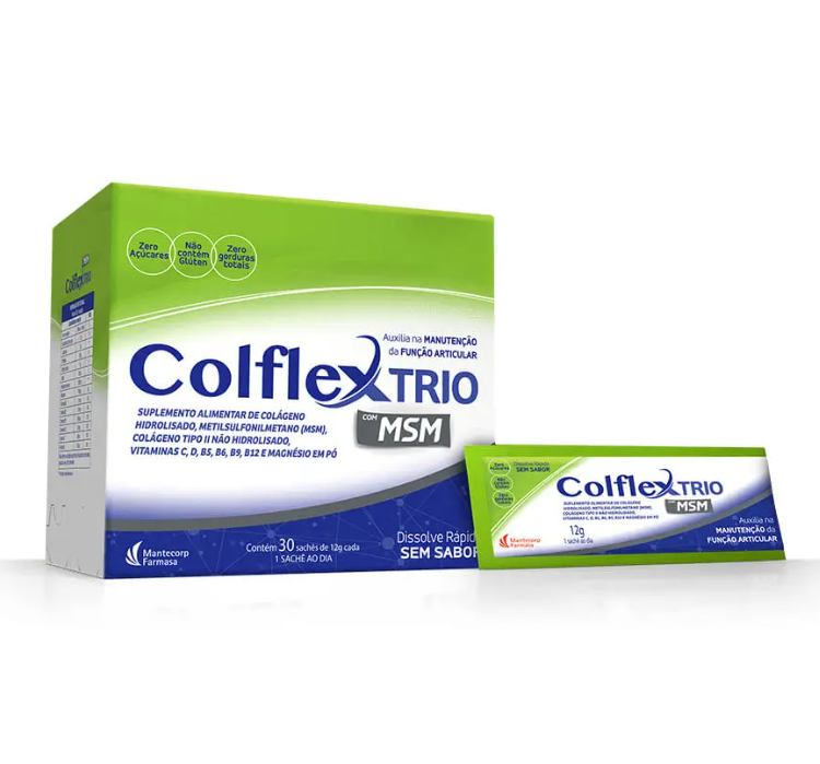 Colflex Trio Colágeno Hidrolisado 30 sachês — | Farmácia Resyla